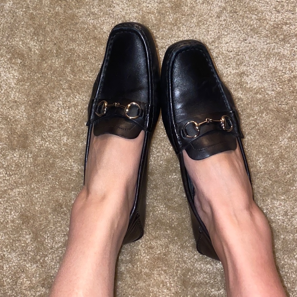 Womens Gucci Loafers Black